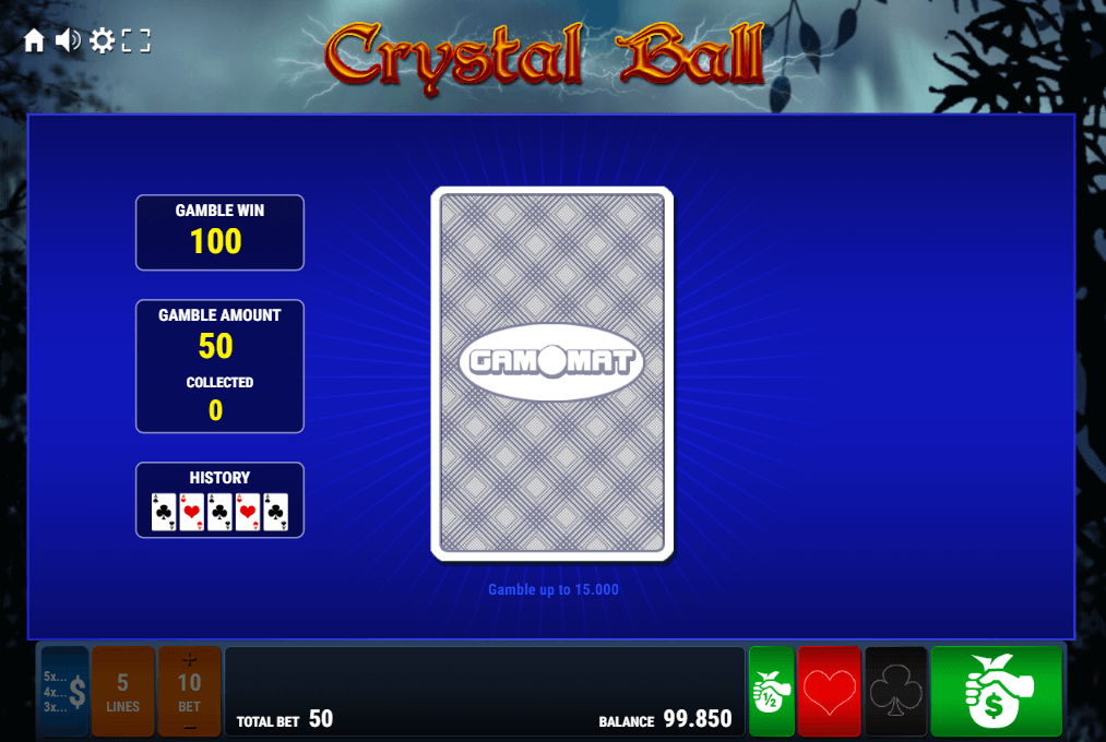 Kartenrisiko Gamble Feature